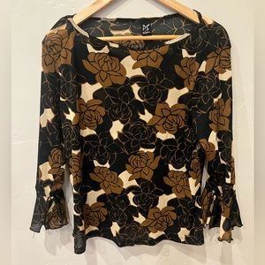 Vintage floor sheer top